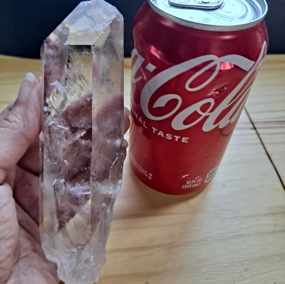 Clear as Glass Large Quartz Crystal Point - Picture 7 of 9